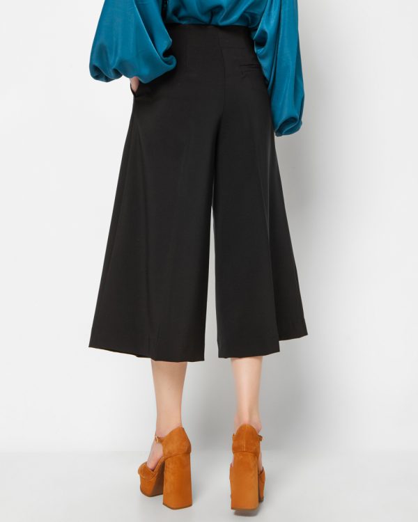 Ψηλόμεσο Παντελόνι 3/4 Μαύρο - Image 2