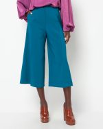 Ψηλόμεσο Παντελόνι 3/4 Πετρόλ - Image 3