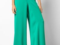 Crep Wide Leg Pants