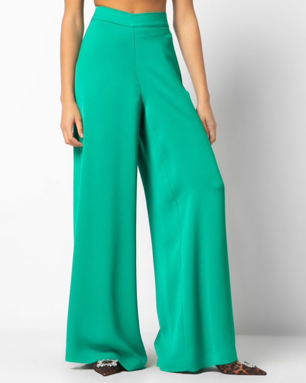 Crep Wide Leg Pants - Image 1