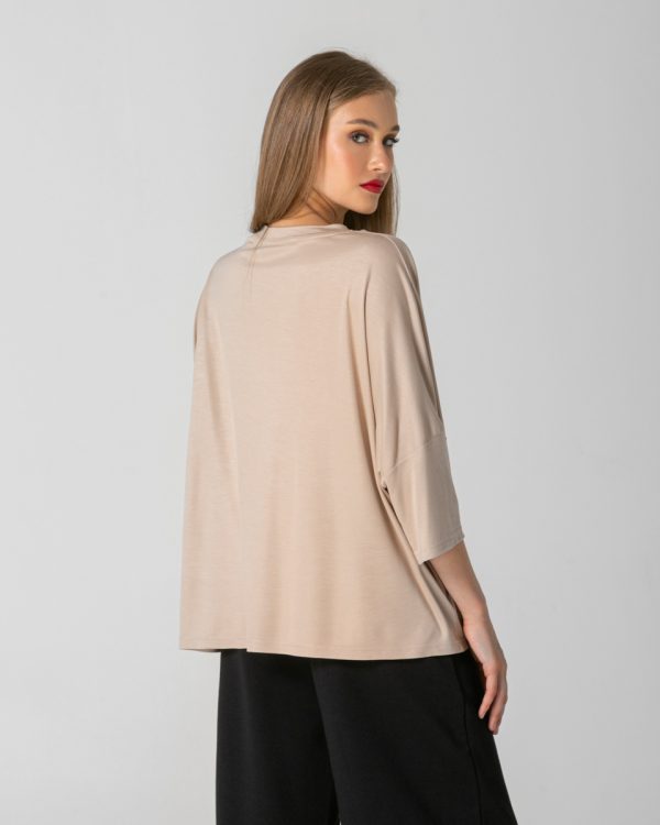 Beige S/S Top - Image 2