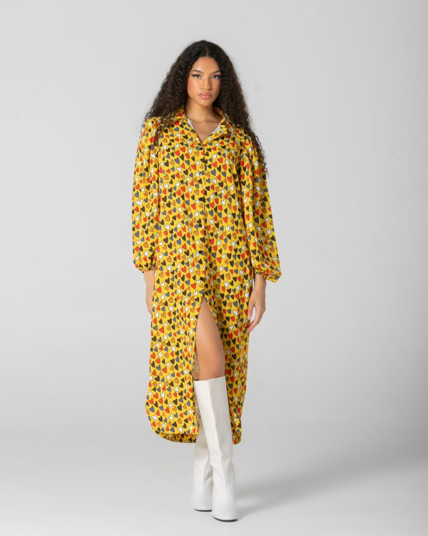 25x915rr.jpg Hearts Printed Dress - Image 1