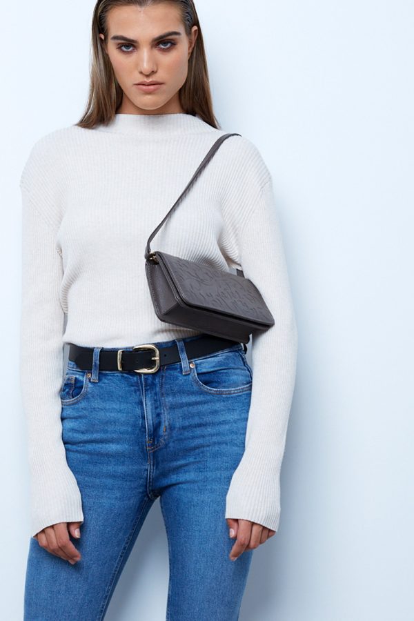 Paisley Baguette Large Grey - Image 3