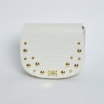Croco Crossbody XL White