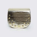 Croco Crossbody XL Gold