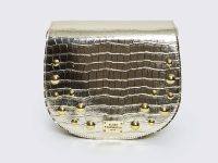 Croco Crossbody XL Gold