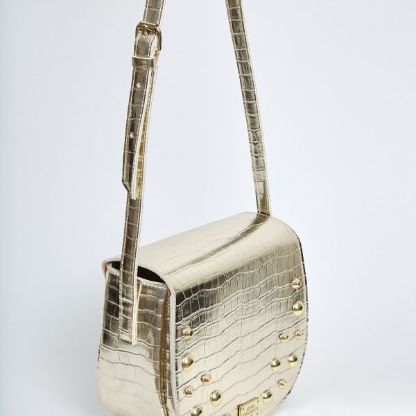 Croco Crossbody XL Gold - Image 2