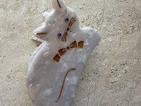 Cat Hair Clip Light Grey