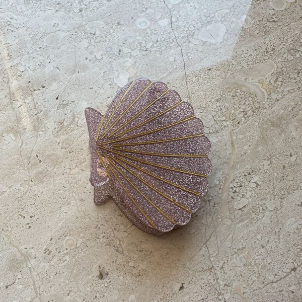 IMG_1465.jpg Shell Hair Clip Lilac - Image 1