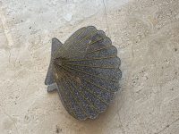 Shell Hair Clip Silver