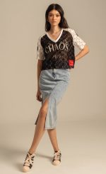 Cosmos Lace Crop Top - Image 4