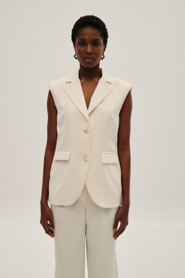 Sleeveless Blazer - Image 1