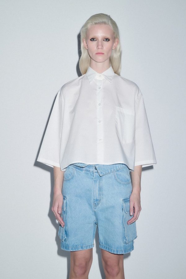 S5SASH0092-Crop-Shirt-S5TNDV0009-Denim-Bermuda2-1080x1620-1.jpg Crop Shirt - Image 1