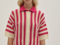 Cardigan Polo Striped