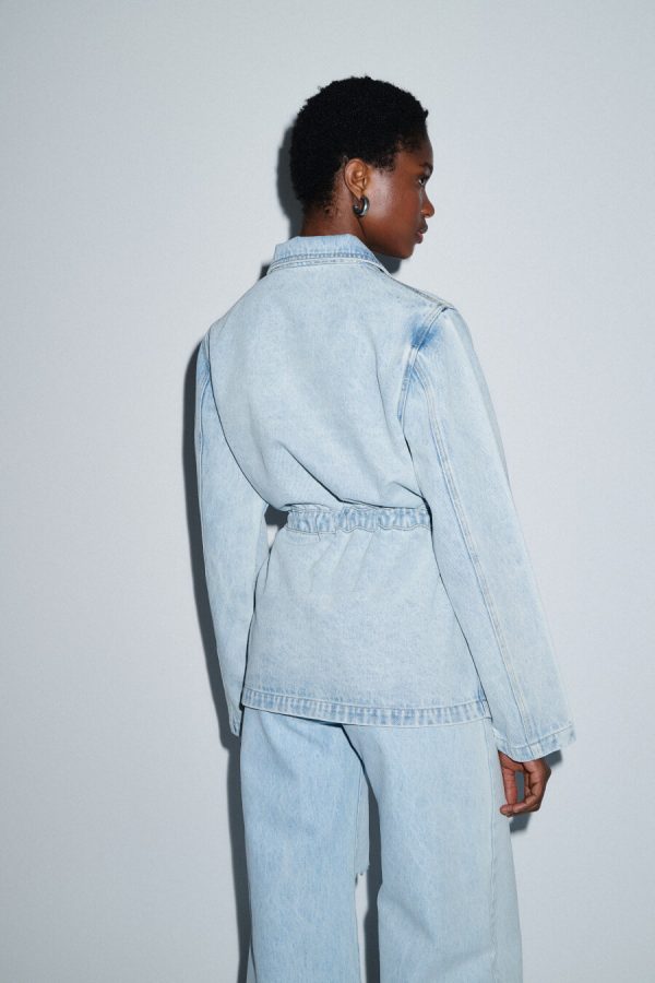 Denim Jacket Pockets - Image 2