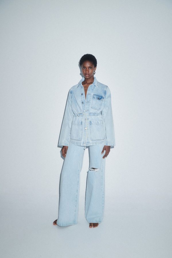 Denim Jacket Pockets - Image 3