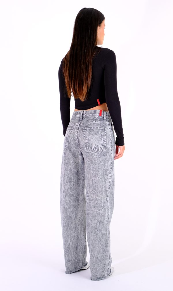 Crooked Grey Pearl Cropped - Image 2