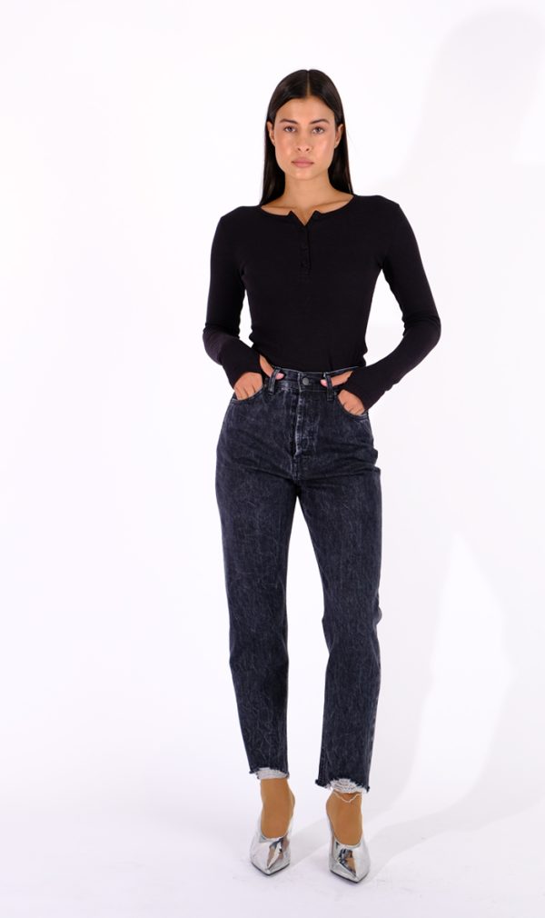 Gia Black Pearl Distressed - Image 1