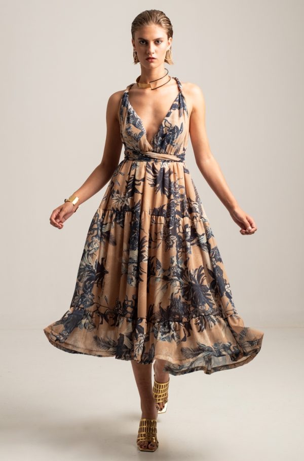 s24951_tundra_print_1_.jpg Tundra Twist-Me Long Dress - Image 1