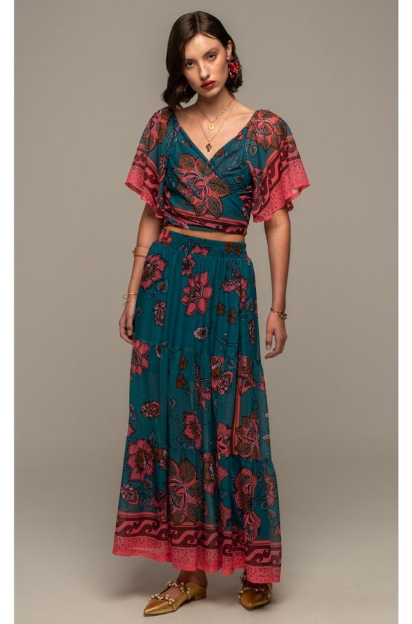 s25312_magnolia_print_2_.jpg Mangolia Long Skirt - Image 1