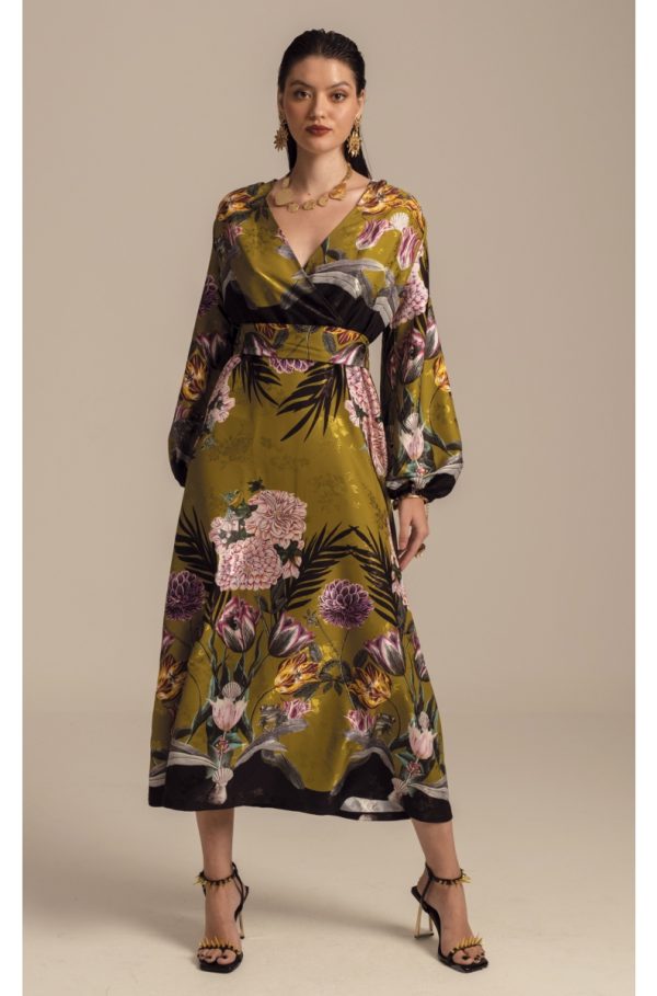 s25920-dahlia_print_2_.jpg Dahlia Long Dress - Image 1