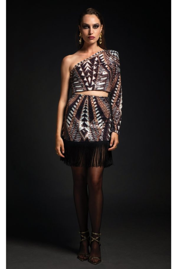 w24311_abundance_print_2_.jpg Abundance Mini Skirt - Image 1